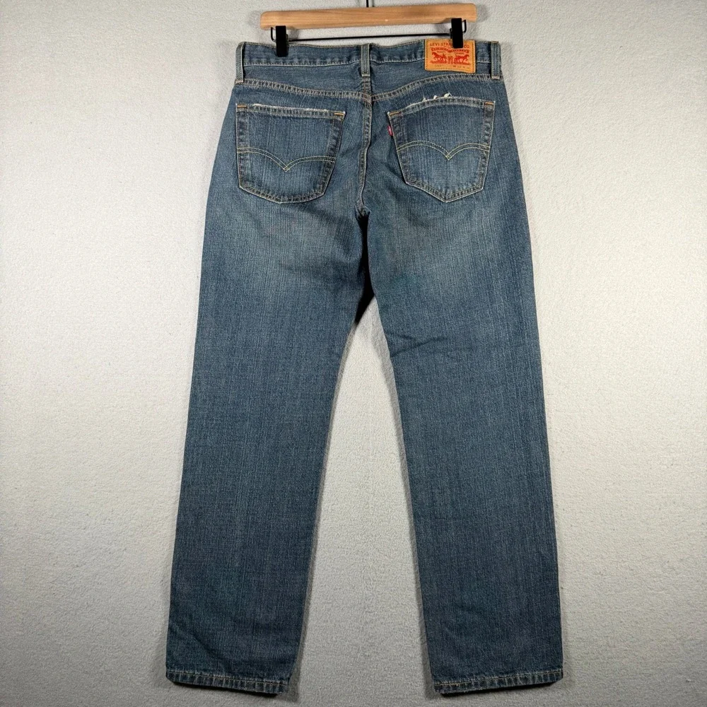 Levis 559 Relaxed Straight Jeans Mens 32x30 Blue Medium Wash Denim 100% Cotton